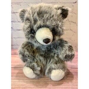 Brown Frosted Bear Plush 11" Stuffed Animal Vintage Toy